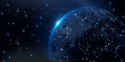 探索未来之光 科技星球PSD高清素材免费下载指南